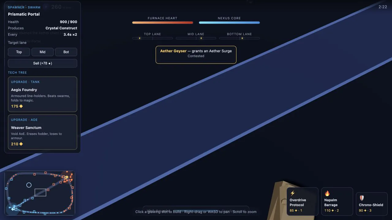 ManaForge development view 3